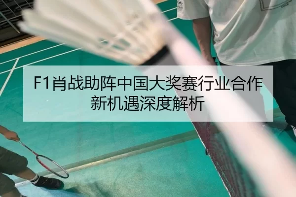 F1肖战助阵中国大奖赛行业合作新机遇深度解析